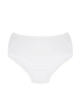 Akbeniz Beyaz Pamuklu Büyük Beden Kadın Külot Akbeniz 40264