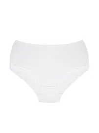 Akbeniz Beyaz Pamuklu Büyük Beden Kadın Külot Akbeniz 40264