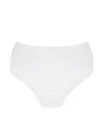 Beyaz Pamuklu Büyük Beden Kadın Külot Akbeniz 40264 Beyaz