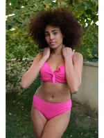 İçi Boş Fiyonklu Kaplı Fuşya Alt Üst Bikini Takım Akbeniz 35011 Fuşya görsel 5