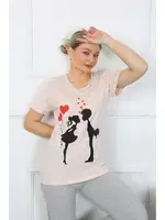 Kısa Kol Penye Pijama Takım Akbeniz 4207 Görsel görsel 5