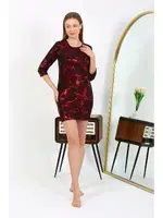 Parlak Micro Kumaş Mini Kadın Elbise Akbeniz 7421 farklı açı