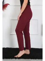 Kadın Pijama Altı Pamuk Penye Tek Alt Pijama Bordo Akbeniz 27513 Bordo detay görünüm