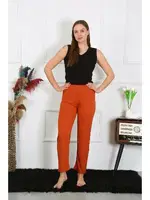 Akbeniz Kiremit Renk Pamuk Penye Tek Alt Pijama Kremit 27513 KREMİT