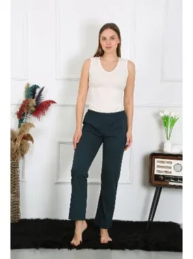 Akbeniz Pamuk Penye Tek Alt Kadın Pijama Akbeniz 27514 - Alternatif Görünüm