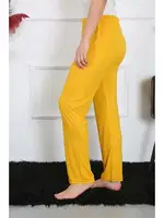 Sarı Pijama Altı Pamuk Penye Tek Alt Pijama Akbeniz 27513 Sarı farklı açı