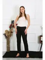 Pamuk Penye Akbeniz Kadın Tek Alt Pijama Siyah 27514 Siyah