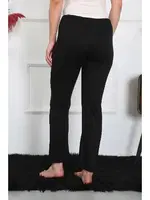 Pamuk Penye Akbeniz Kadın Tek Alt Pijama Siyah 27514 Siyah görsel 4