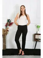 Pamuk Penye Akbeniz Kadın Tek Alt Pijama Siyah 27514 Siyah görsel 5