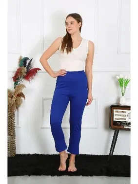 Akbeniz Saks Mavi Pamuklu Sax Tek Alt Pijama Akbeniz 27523 - Alternatif Görünüm