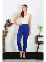 Saks Mavi Pamuklu Sax Tek Alt Pijama Akbeniz 27523 Saks detay görünüm