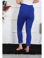 Saks Mavi Pamuklu Sax Tek Alt Pijama Akbeniz 27523 Saks görsel 5