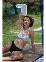 Beyaz Kadın Bikini Takım 35013 Beyaz detay görünüm