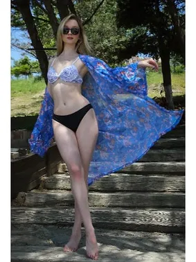 Akbeniz Yarım Destekli Alt Üst Kadın Bikini Takım Ekru Akbeniz 35012 - Alternatif Görünüm