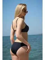 Kadın Yarım Destekli Alt Üst Bikini Takım Lacivert Akbeniz 35012 Lacivert detay görünüm