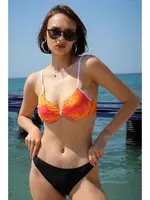 Kadın Yarım Destekli Bikini Takım Turuncu 35012 Turuncu