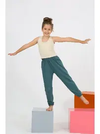 Akbeniz Pamuklu Kız Çocuk Sıfır Kollu Pijama Takım Akbeniz 20433