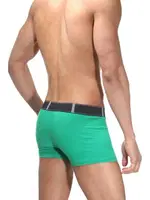 Alev Desenli Yeşil Erkek Boxer Darkzone DZN5005 detay görünüm