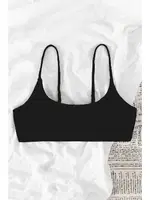 Ayarlanabilir Askılı Tasarım Bikini Üstü Siyah Angelsin 4565 Siyah farklı açı