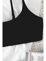 Ayarlanabilir Askılı Tasarım Bikini Üstü Siyah Angelsin 4565 Siyah görsel 4