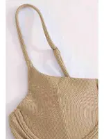 V Göğüs Dekolteli Bikini Üstü Bej Angelsin 43729 Bej farklı açı