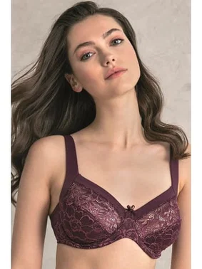 Anıl Balenli Desteksiz Dolgusuz Toparlayıcı Dantelli Küçültücü Sütyen Anıl 3697 - Alternatif Görünüm