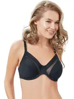 Balenli Desteksiz Dolgusuz Toparlayıcı Küçültücü Sütyen Anıl 3702 Siyah görsel 7