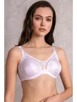 Balenli Desteksiz Dolgusuz Toparlayıcı Dantelli Küçültücü Sütyen Anıl 3705 Beyaz görsel 4