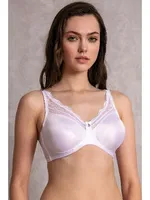 Balenli Desteksiz Dolgusuz Toparlayıcı Dantelli Küçültücü Sütyen Anıl 3712 Beyaz farklı açı