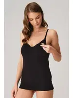 Anıl Balensiz Emzirme Atleti Göğüs Içi Yumuşak Cup Dahil 8557 Siyah görsel 9