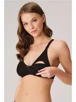 Anıl Balensiz Pamuklu Emzirme Sütyeni 3424 Siyah görsel 11