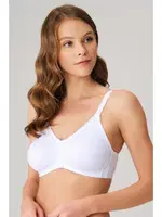 alensiz Desteksiz Dolgusuz Toparlayıcı Günlük Klasik Küçültücü Sütyen Anıl 3125 Beyaz detay görünüm