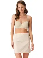 Anıl Dantelsiz Diz Üstü Jüpon 615 Ten farklı açı