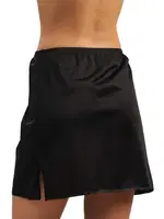 Anıl Dantelsiz Diz Üstü Jüpon 615 Siyah görsel 7