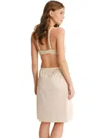 Anıl Dantelsiz Kısa Jüpon 0616 Ten detay görünüm