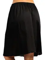 Anıl Dantelsiz Kısa Jüpon 0616 Siyah görsel 7