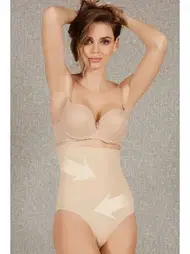 Anıl Anıl Dikişsiz Alttan Çıtçıtlı Slip Korse 2540s