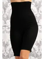 Anıl Dikişsiz Uzun Şort Korse 2603 Siyah görsel 7