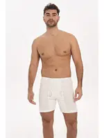 Erkek Pamuklu Klasik Uzun Paça Bokser Anıl 0017 Beyaz