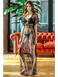 Anıl Anıl Hafif Destekli Dantel Gecelikli Sütyen Takım 4741