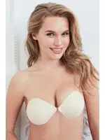 Balensiz Dikişsiz Desteksiz Straplez Önden Açılan Yapışkan Sütyen Anıl 3001 Ten detay görünüm