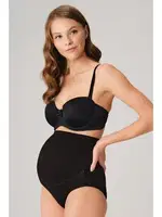 Pamuk ve Modal Kumaş Yüksek Bel Hamile Külodu Anıl 2588 Siyah görsel 5