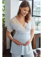 Anıl Hamile Sabahlık ve Pijama Takım 9603 görsel 7