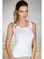 Pamuklu Geniş Askılı Atlet Anıl 8548 Beyaz