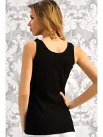 Pamuklu Geniş Askılı Atlet Anıl 8548 Siyah farklı açı