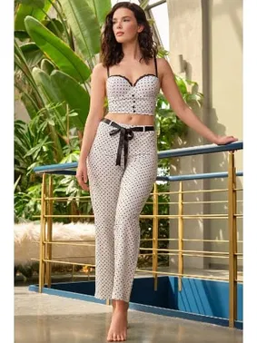 Anıl Anıl Push-Up Destekli Büstiyer Pijama Takım 4125