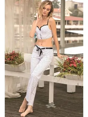 Anıl Anıl Push-Up Destekli Büstiyer Pijama Takım 4125 - Alternatif Görünüm