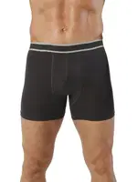 Antrasit Erkek Pamuklu Likralı Esnek Rahat Boxer Özkan 11226 Antrasit
