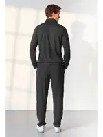Antrasit Fermuarlı Dik Yaka Örme Erkek Pijama Takımı Doreanse 25K4542 Antrasit detay görünüm