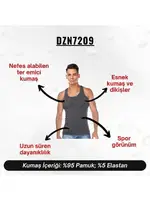 Antrasit Pamuklu Erkek Atlet  Darkzone DZN7209 görsel 4